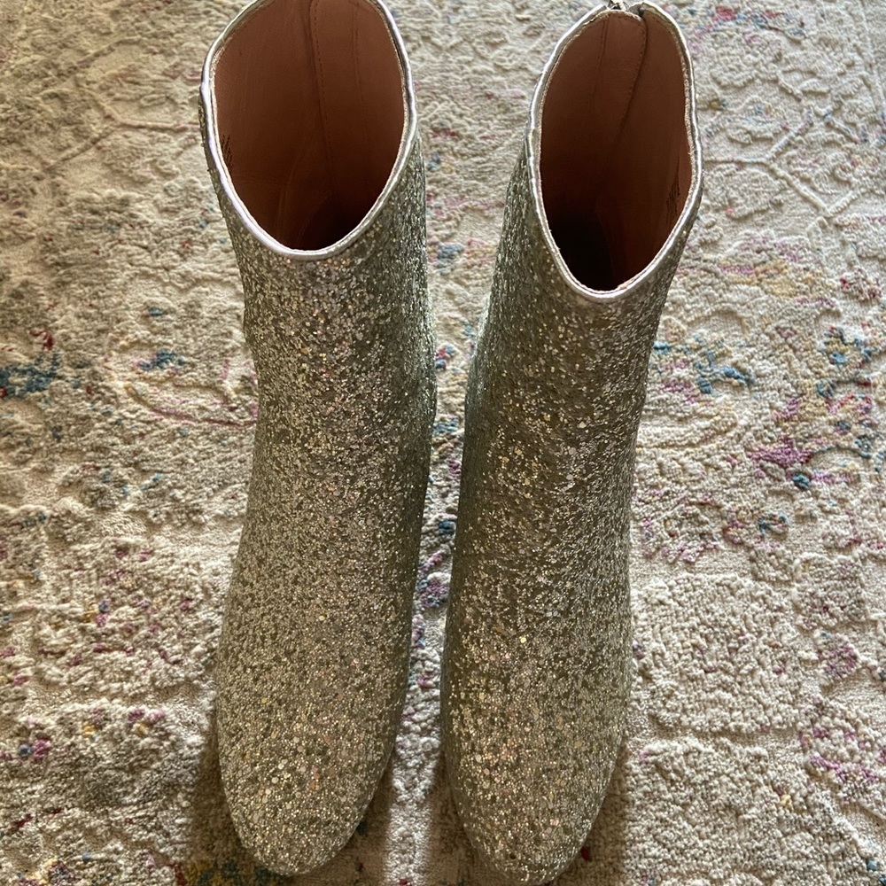 J. Crew Sadie Glitter Ankle Boot
